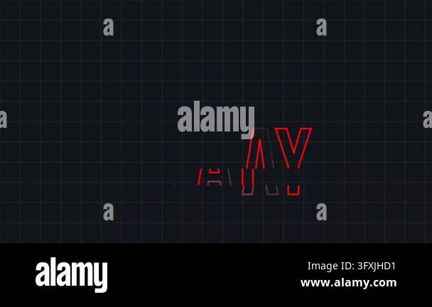 Digital glitch style Black Friday promotional text with distorted ...