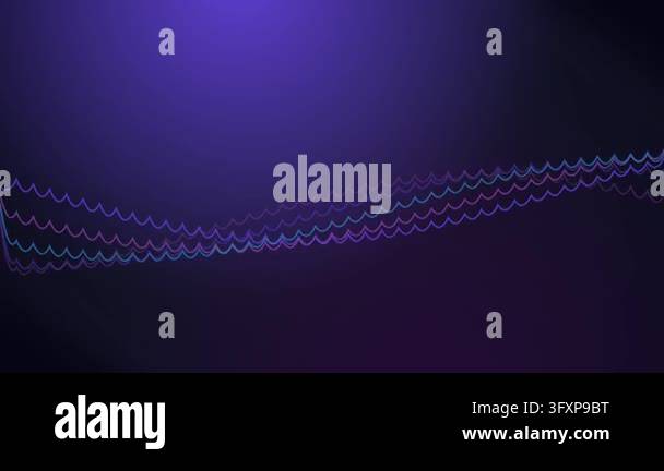 abstract glowing wave background. dark blue and purple colors. vector ...