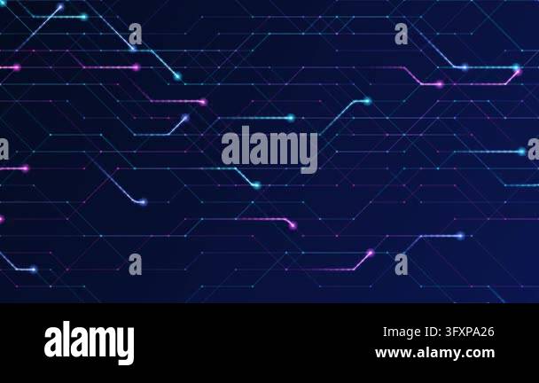 abstract geometric pattern with lines, dots, triangles and lines ...