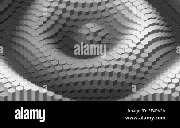 abstract 3 d geomegical background Stock Video Footage - Alamy