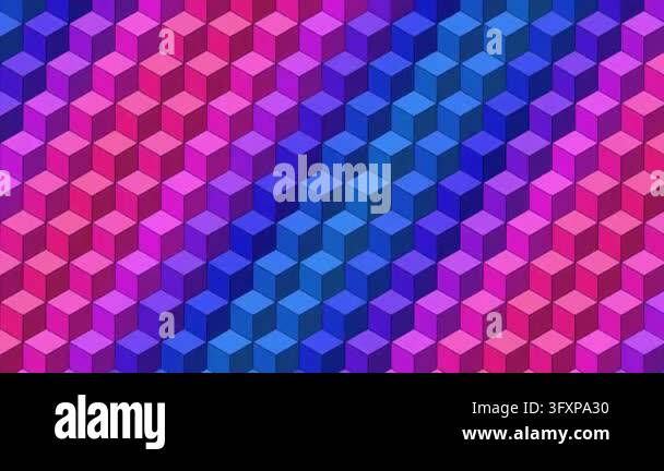 abstract geometric colorful pattern background. vector Stock Video ...