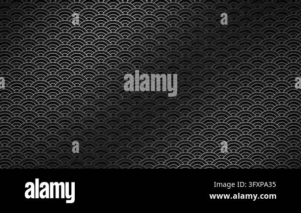 vector seamless black circle pattern Stock Video Footage - Alamy