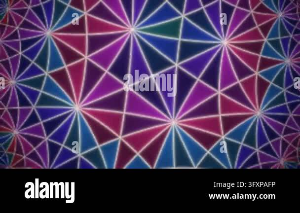 abstract colorful geometric background view Stock Video Footage - Alamy