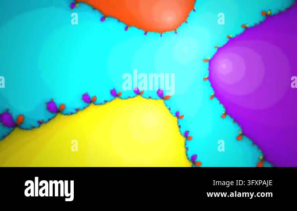 Colorful Fractal Pattern Abstract Background Stock Video Footage - Alamy