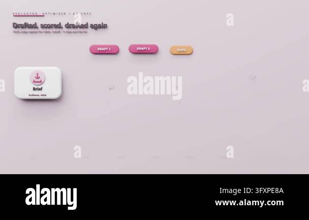 Appearing SHIPS pill starting modules on pink canvas pulsing with ...