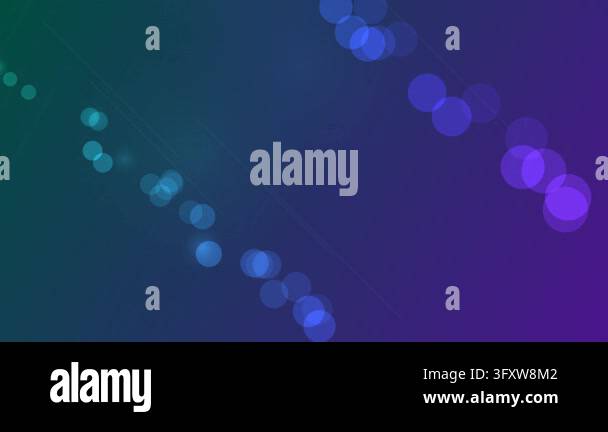 Digitization With Blue Background Abstract digital background with shimmering blue and purple bokeh ...