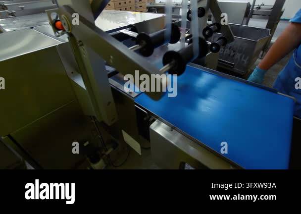 Chicken Factor Food Automated packaging line sealing trays smoked chicken meat food factory ...