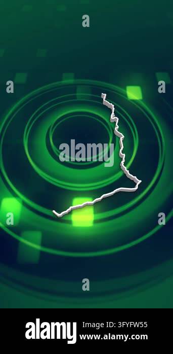 Mobile Vertical Resolution, 2160x3840 Pixels, Ghana Flag on its Map, 3D ...