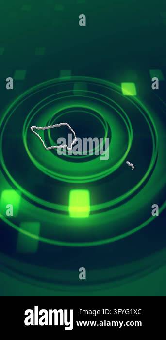 Mobile Vertical Resolution, 2160x3840 Pixels, Samoa Flag on its Map, 3D ...