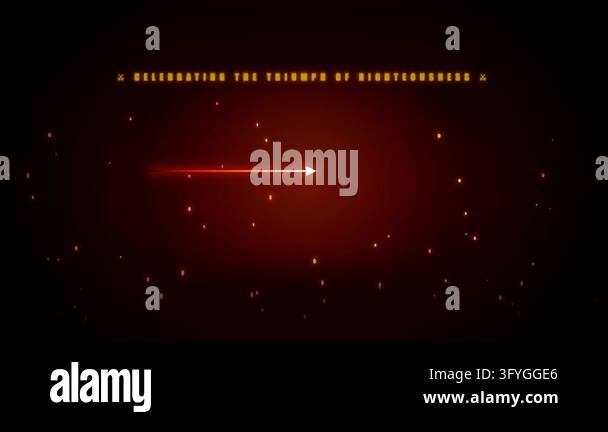 Dussehra festival typography greeting glowing fire particles ...