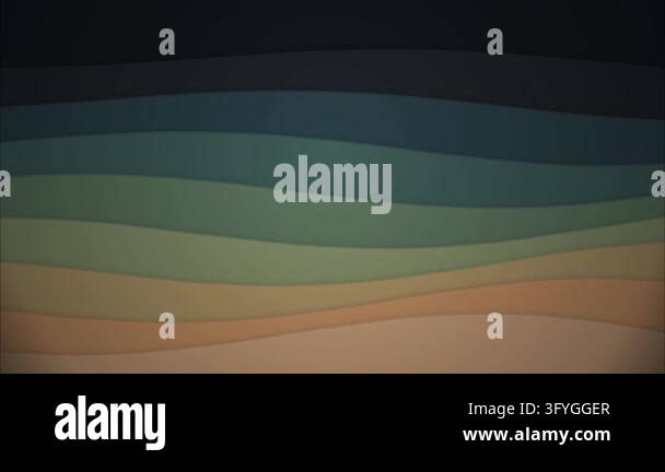 Abstract wavy layers muted earth tones liquid paper cut style aesthetic ...