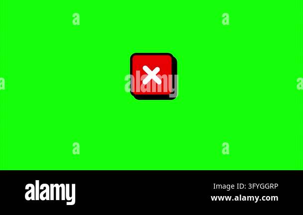 Error message pop-up icons warning signal flat graphic animation ...