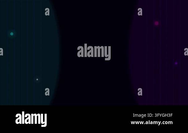 Abstract dark cosmic wave pattern digital futuristic neon glow ...