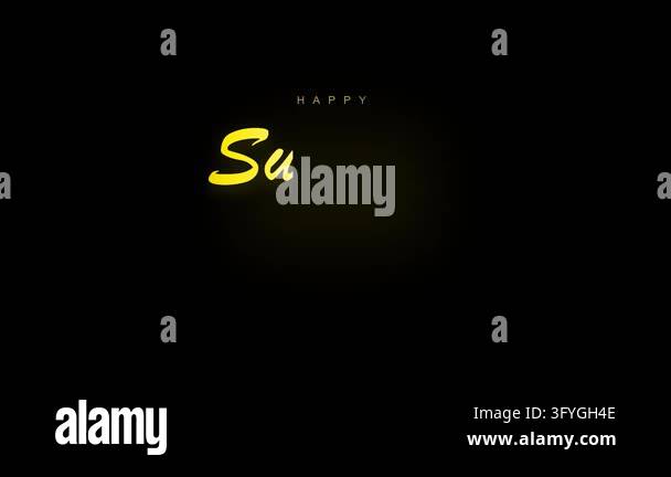 Hand Drawn Lettering Signage Happy sweetest day golden typography greeting elegant luxury script ...