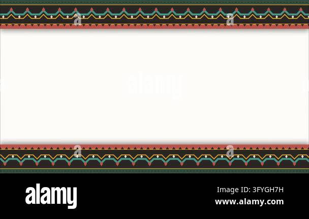 Decorative Pattern Map Border Ethnic geometric border patterns horizontal stripes traditional folk ...