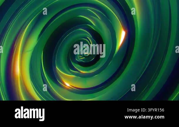 Abstract green spiral vortex with smooth gradients Stock Video Footage ...