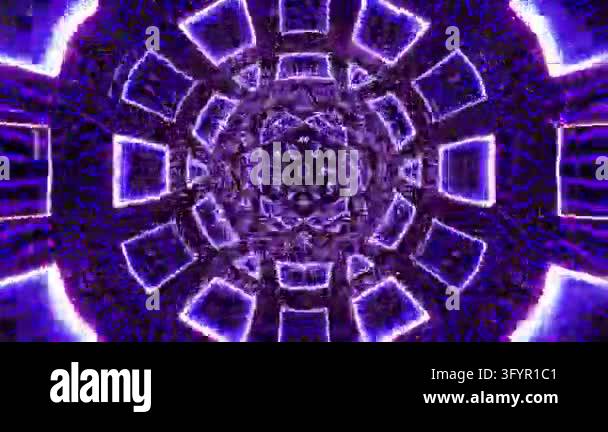 Virtual Background Abstract Neon Abstract technological background with radiating neon light geometry ...