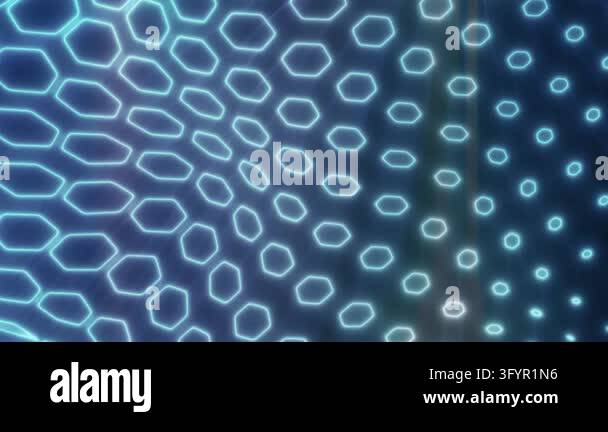 Teal glowing polygon network with nodes and lines Stock Video Footage ...