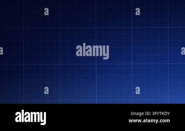 Abstract blue grid background moving slowly in a digital cyber space ...