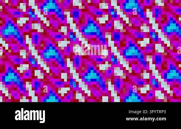 Vibrant pixel art background with a colorful digital grid pattern and ...