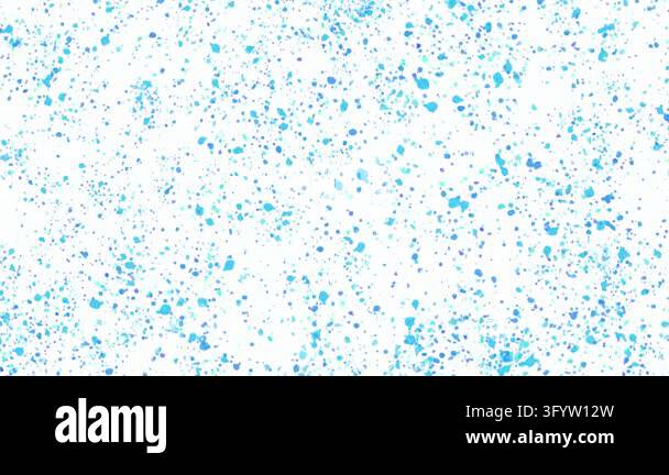 Spatter Cartoon Floating Blue Speckles on White 4K Stock Video Footage - Alamy