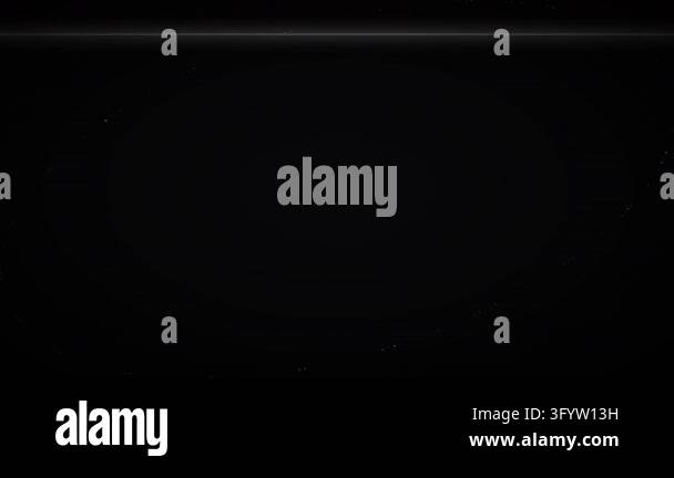 Retro analog static noise with tracking line sweep moving vertically on ...