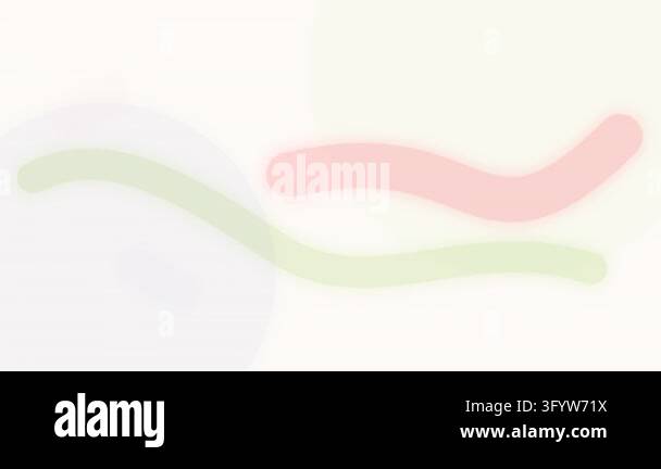 Abstract pastel brush strokes moving and drawing organic lines on a ...