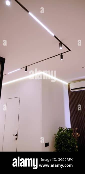 Split Scheme Icon Wall Mounted Air Conditioner in Contemporary Apartment Interior Modern ...