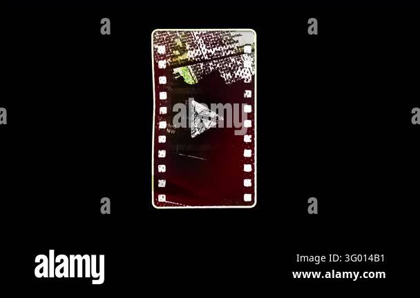 Rolling Film Papercut Icon. A hand-crafted papercut animation icon with ...
