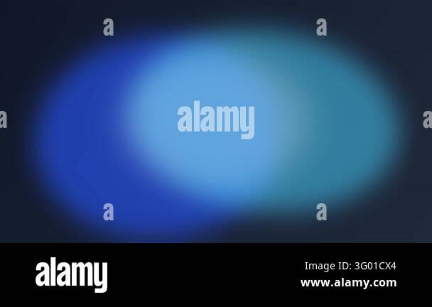 Ambient fluid blue gradient background. A soft glowing blob of azure ...