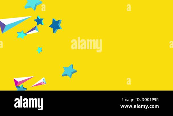 Geometrical graphic retro simple theme background animation with place ...