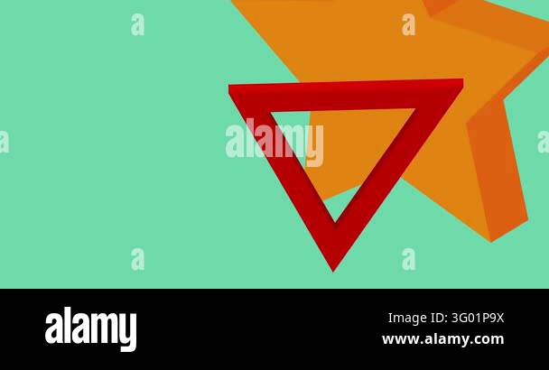 Geometrical graphic retro simple theme background animation with place ...