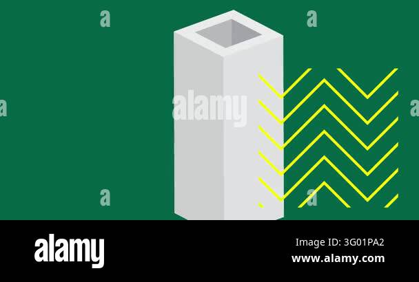 Geometrical graphic retro simple theme background animation with place ...