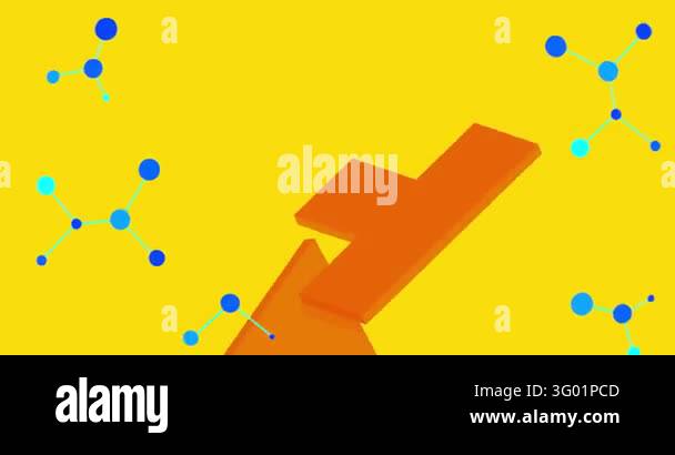 Geometrical graphic retro simple theme background animation with place ...