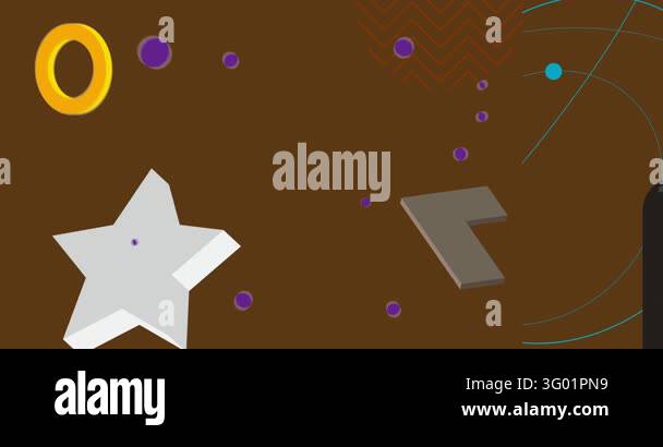 Text Advert Background Image Geometrical graphic retro simple theme background animation with place ...