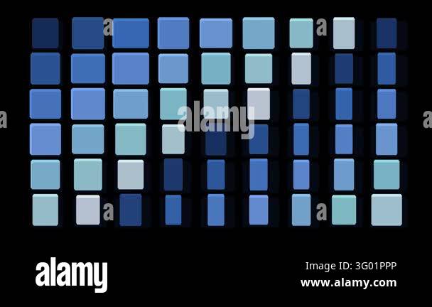 Dynamic abstract motion graphic background featuring a grid of glowing ...