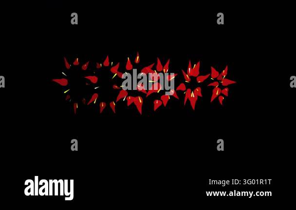 Seamless red flame animation sprite sheet motion graphic design asset ...