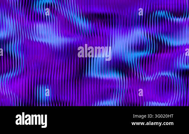 Abstract ribbed glass loop gradient motion background with blue purple ...