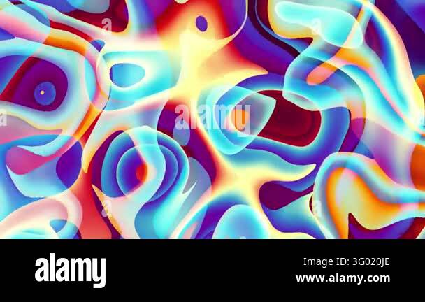 Abstract colorful liquid wavy shapes futuristic background. Seamless ...