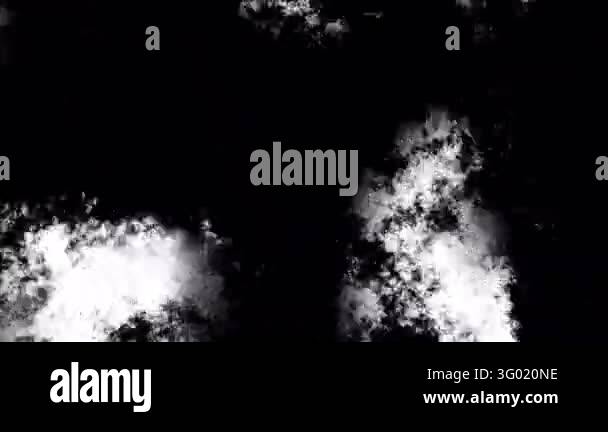 Abstract monochromatic animation of grunge photocopy paper. White ...