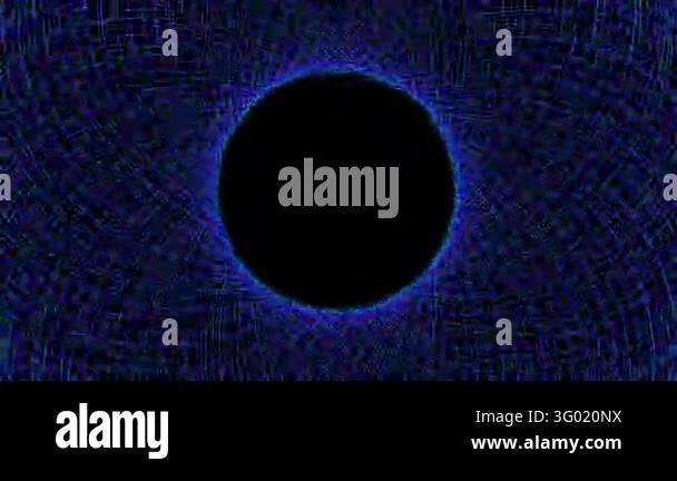 Vortex spiral line abstract on black , animated energy background wave ...