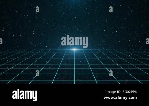 Retro style 90s with laser grid Background Stock Video Footage - Alamy