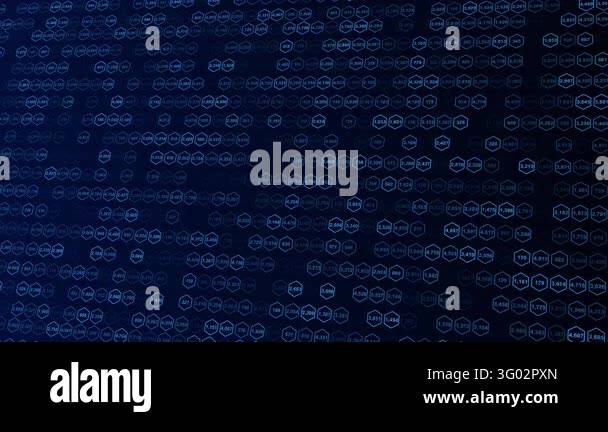 Futuristic Geometric hexagons digital Surface Video Animated Background ...