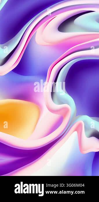 Digital art featuring colorful, abstract fluid gradient design ...