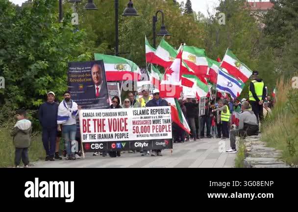 Calgary, Alberta, Canada. August 23, 2026. Israelis and Iranian ...