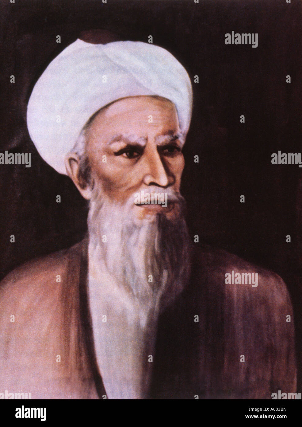 Mohammad Ibn Zakariya Al-razi 864 - 930 Ad Philosopher & Author Astronomy Optics Physics Mathematics Stock Photo