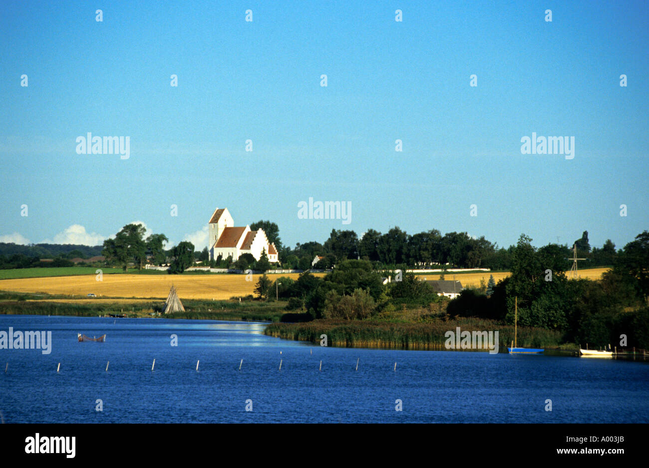 Saelland Lolland Sea Coast Denmark Shore coastline Stock Photo Alamy