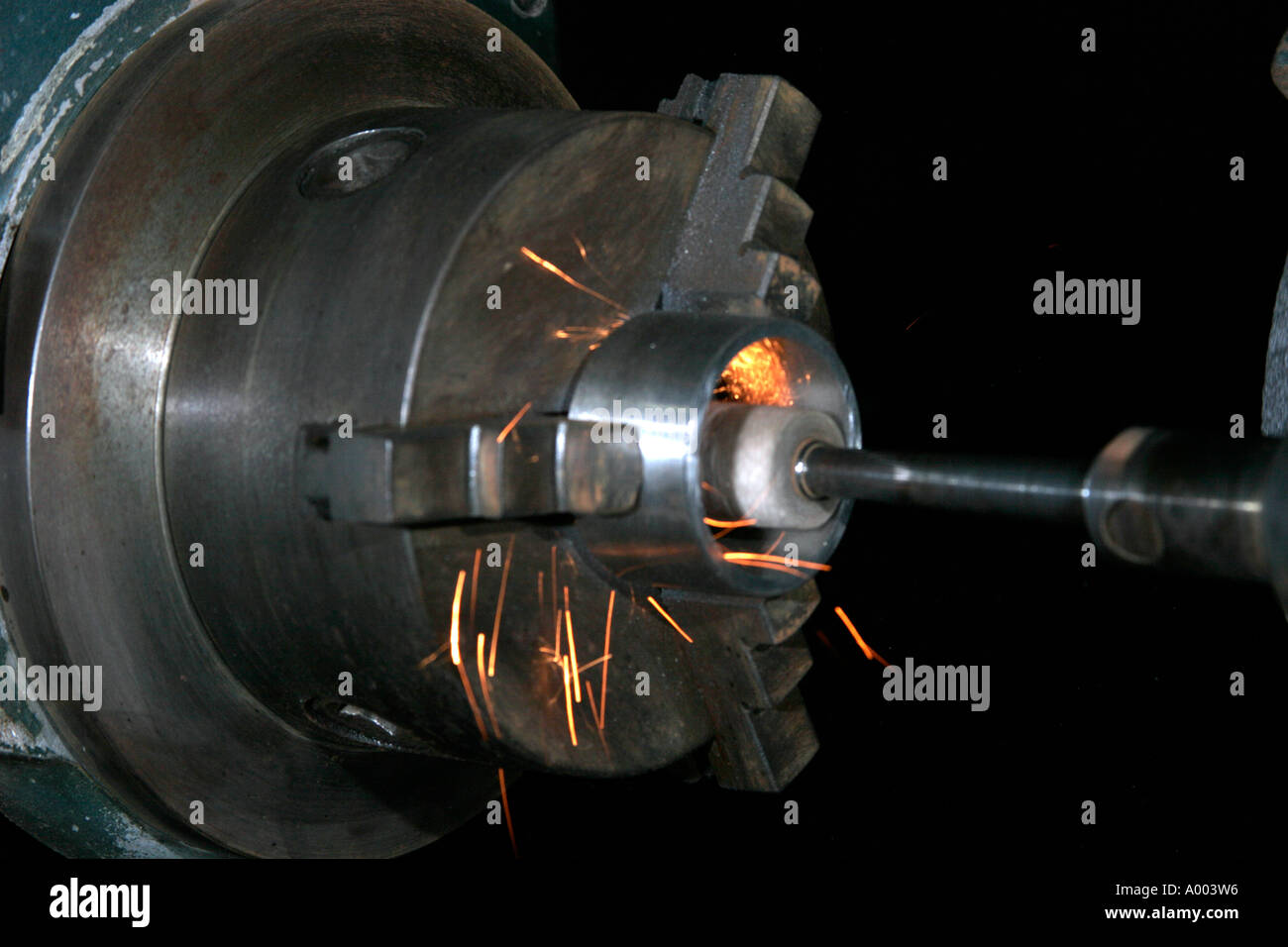 Internal cylindrical grinding Stock Photo Alamy