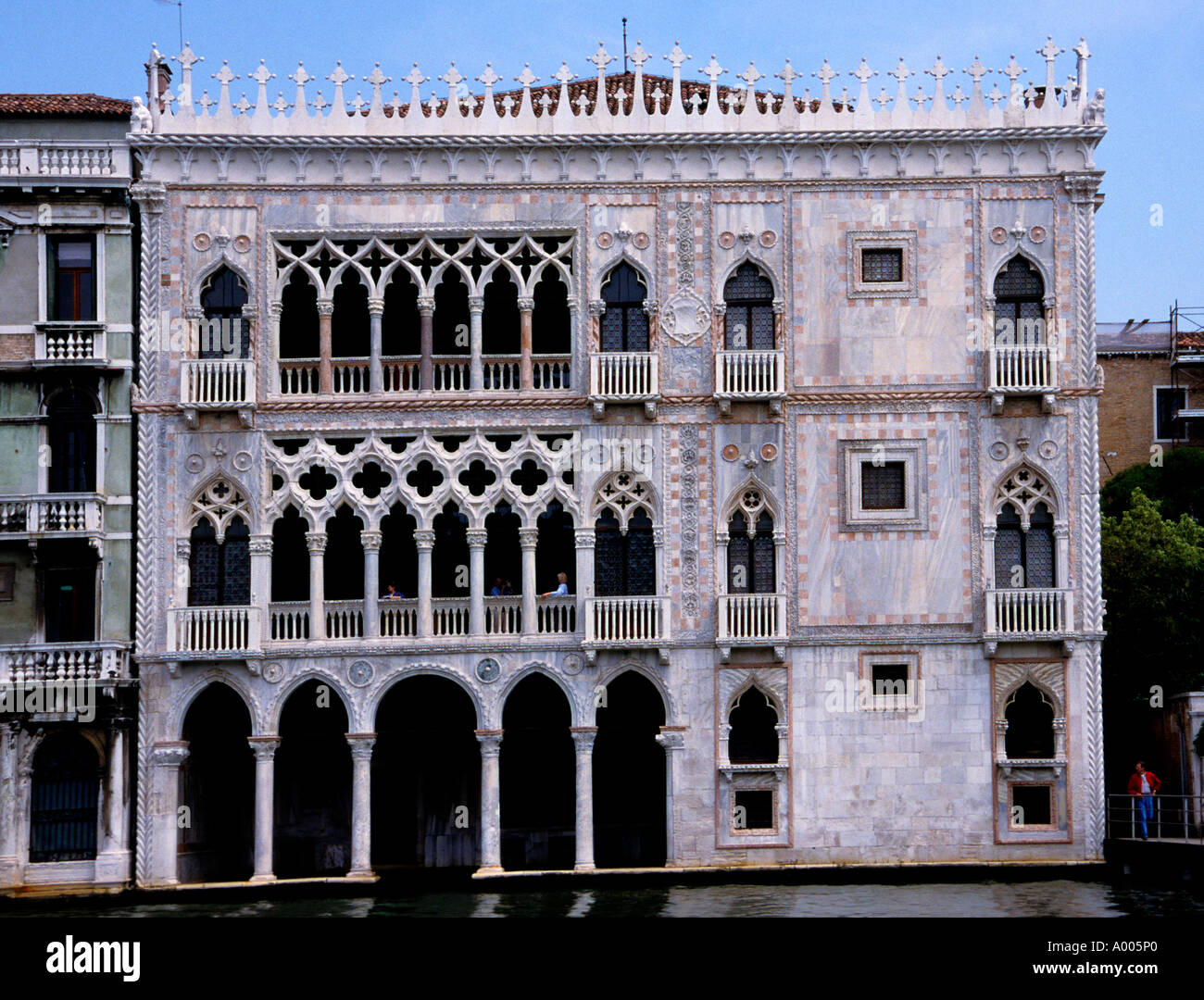 Casa D Oro Golden House Italy Venice Grand Canal Stock Photo Alamy