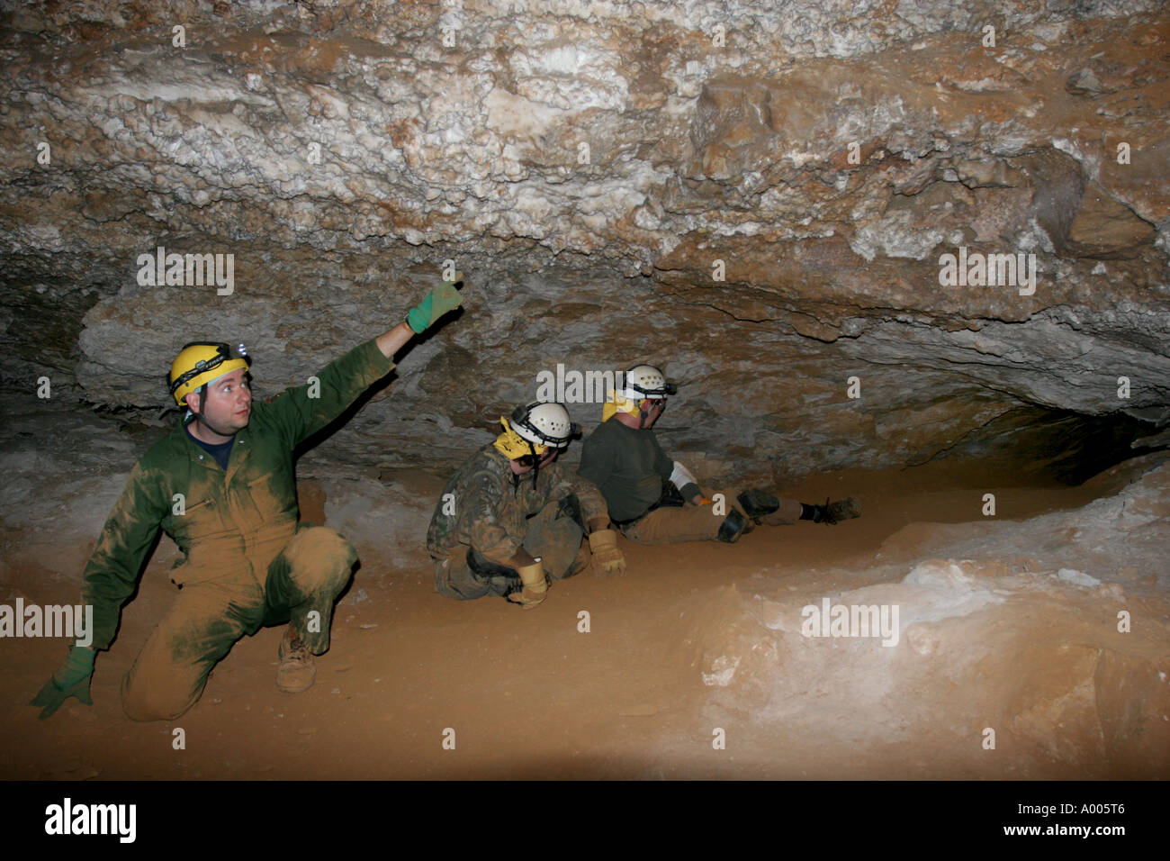 Mammoth Cave National Park tourist wild cave tour Stock Photo 5620805